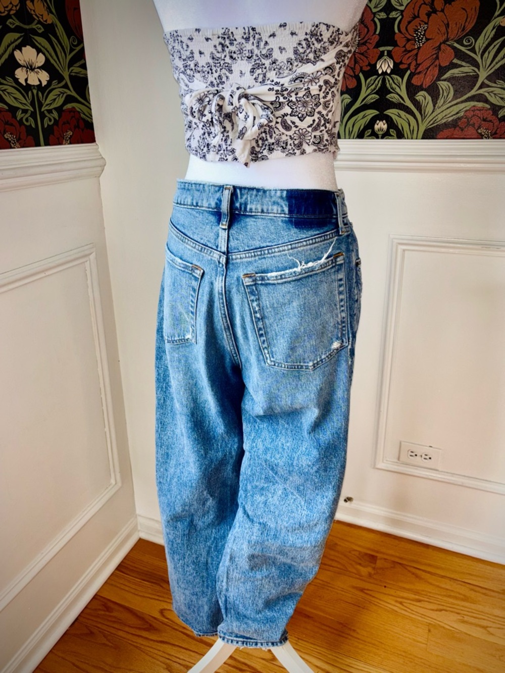 A&F 🫎 High Rise Dad Jean Petite - Picture 6 of 11